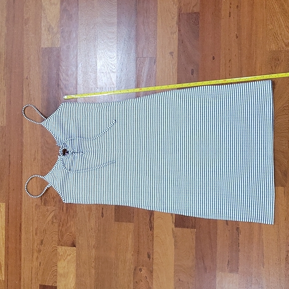 NWOT Navy Striped Adjustable Straps Sundress - Picture 9 of 11
